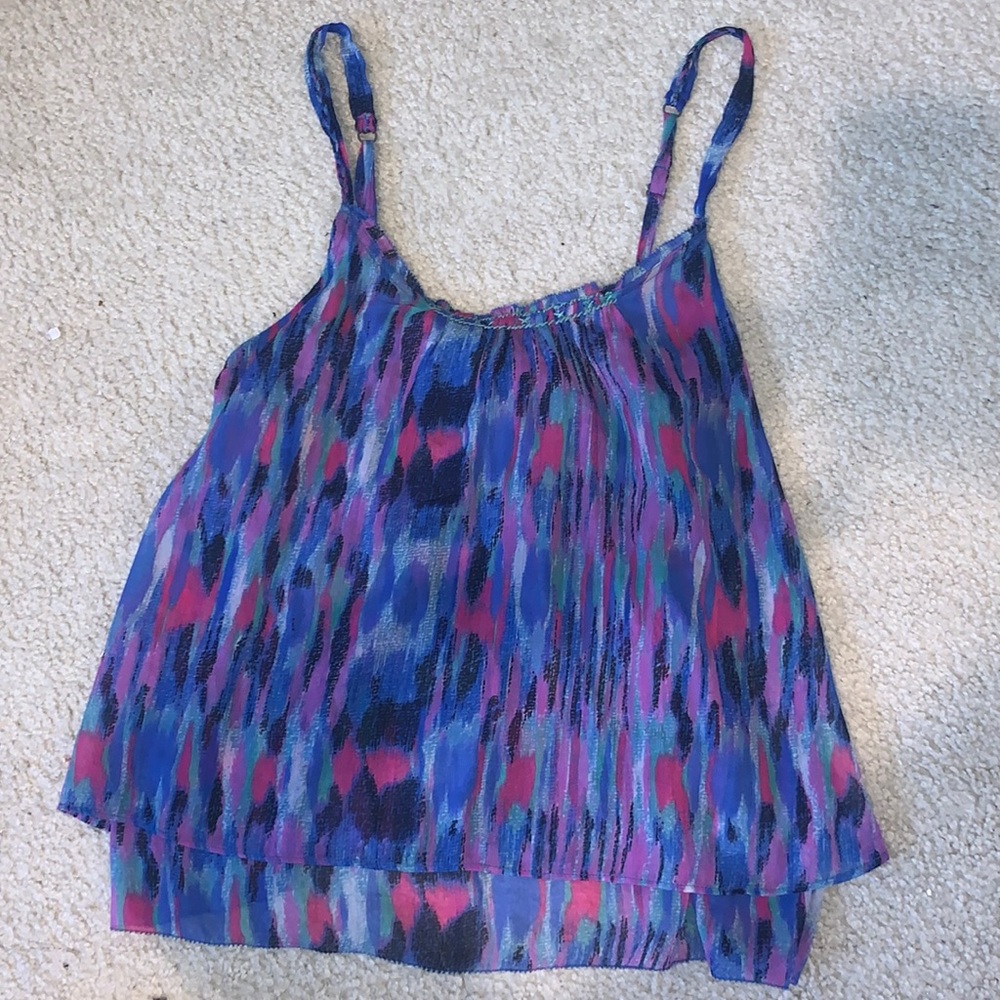 Aerie purple Watercolor tank